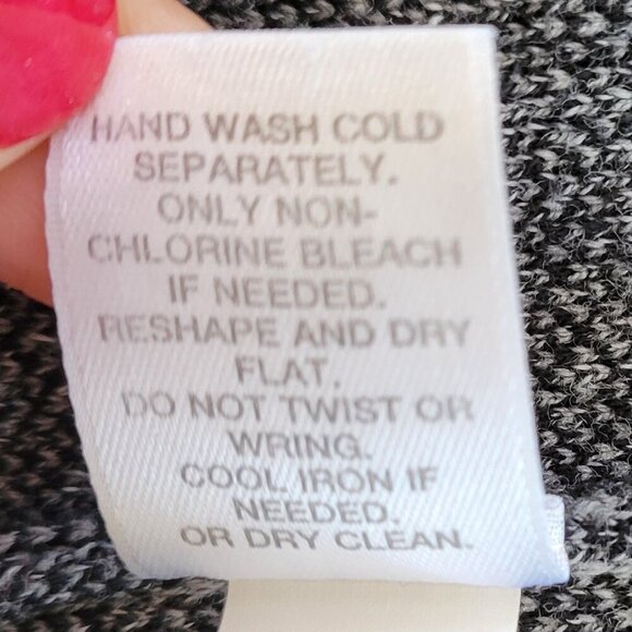 J. Jill Gray Sweater Button Closure Front Pockets Long Cardigan Women's Size S - Picture 13 of 15